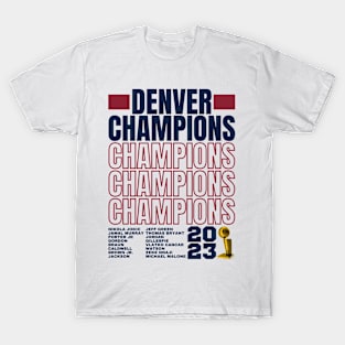 Denver Nuggets Champions 2023 Edition 2 T-Shirt